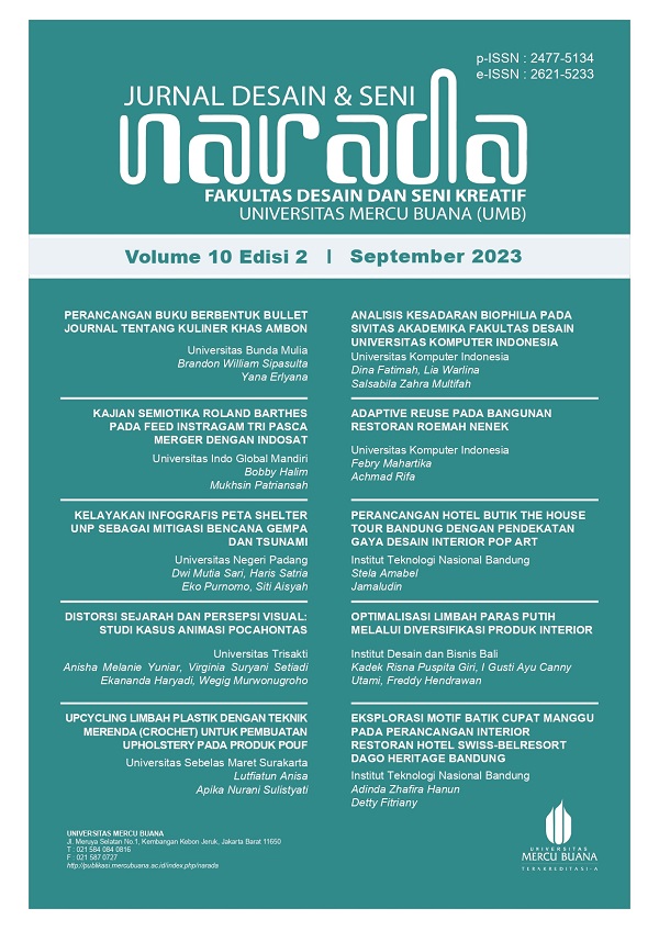 Narada: Jurnal Desain dan Seni